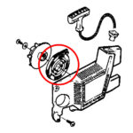 Povratna opruga Husqvarna 40 45 55 - Slika 2