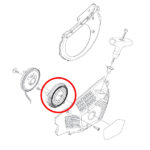Povratna opruga Husqvarna 545 555 556 560 Jonsered 2260 - Slika 2