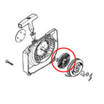 Povratna opruga STIHL 029 034 036 039 MS 290 310 340 360 390 - Slika 2