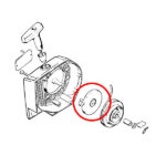 Povratna opruga STIHL 030 031 - Slika 2
