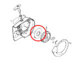Povratna opruga STIHL 038 056 070 MS 380 381 - Slika 2