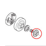 Puž uljne pumpe Husqvarna 357 359  3/8" - Slika 2