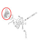 Puž uljne pumpe Husqvarna 365 372 novi tip - Slika 2