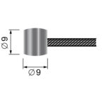 Sajla gasa 2500x2 mm burence fi 9 mm - Slika 2