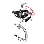 Sajla gasa Husqvarna 40 45 Jonsered 2041 2045 - Slika 2