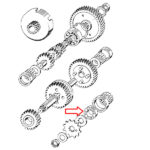 Semering 17x28x7 mm Condor - Slika 2