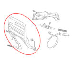 Štitnik za ruku kočnica Husqvarna 365 371 372 - Slika 2