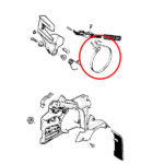 Traka kočnice Husqvarna 51 55 254XP - Slika 2