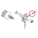 Vreteno uljne pumpe Husqvarna 281 stari tip (Z-22) - Slika 2