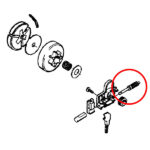 Vreteno uljne pumpe Husqvarna 40 45 - Slika 2