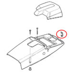 Žabica haube Husqvarna 268 394 - Slika 2
