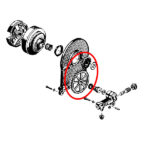 Zupčanici uljne pumpe Husqvarna 650 770 set - Slika 2
