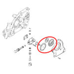 Zupčanici uljne pumpe STIHL 045 056 ( fiksni lančanik ) set - Slika 2