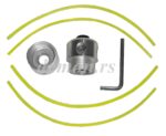 Univerzalna glava trimera DMD, aluminijumska, prečnik 10 mm - Slika 4