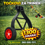 DMD Točkovi za Trimer - Lagani 1kg, Jednostavni Model