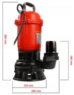 Potapajuća Pumpa DMD za Fekalne Vode, 10kg, GUSANO - Slika 10